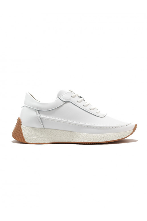   bílé sportovní obuv