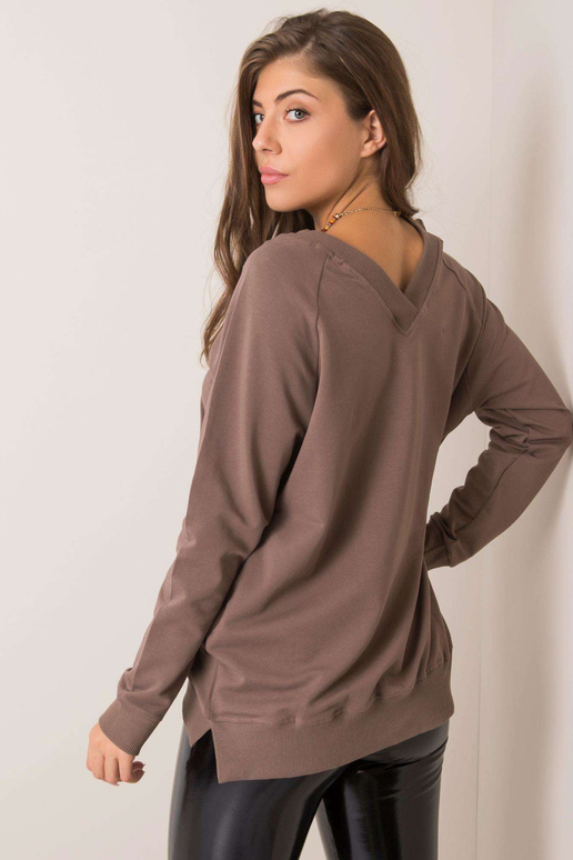 Podzimní modrý svetr