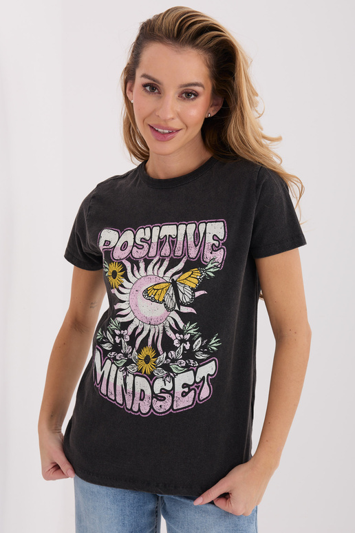 Tričko grafitové barvy