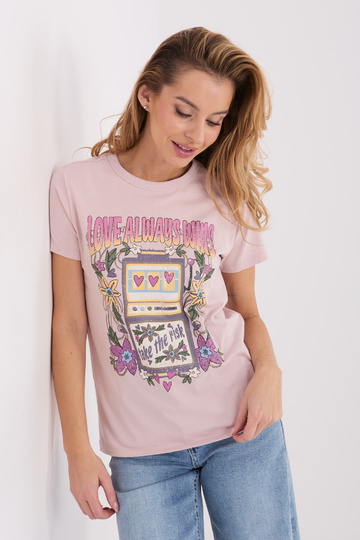 Tričko světle růžové