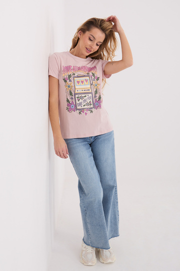 Tričko světle růžové 2