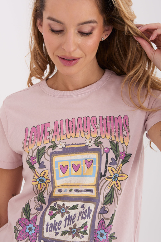 Tričko světle růžové