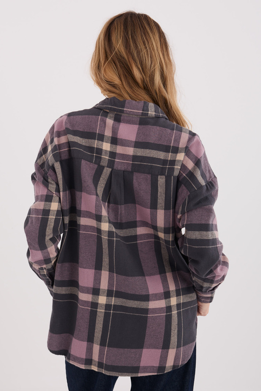 Košile šedorůžová