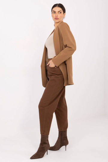 Džíny hnědé barvy 2