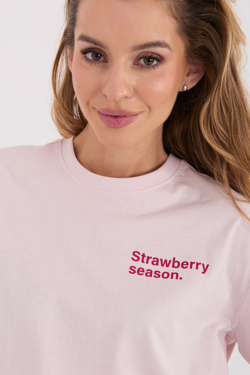 Tričko světle růžové barvy