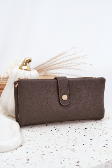 Dámská kabelka z ekologické kůže Velká šedá Gilessa