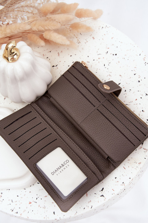 Dámská kabelka z ekologické kůže Velká šedá Gilessa