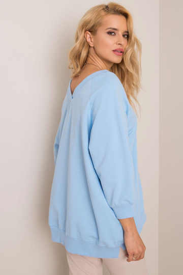 Modrý svetr na zip 2