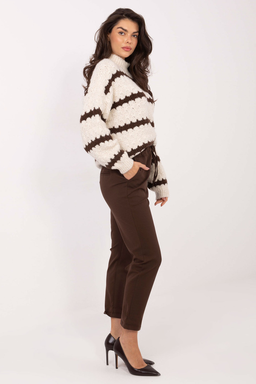 Kalhoty tmavě hnědé