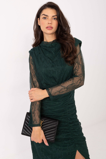 Šaty tmavě zelené 2