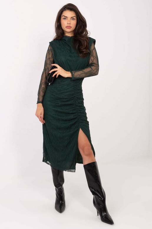 Šaty tmavě zelené