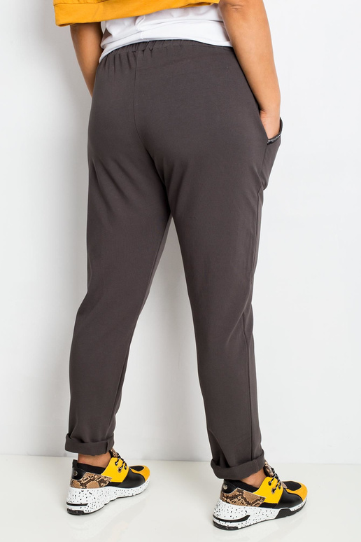 Sportovní kalhoty tmavě khaki