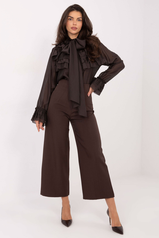 Košile IT tmavě hnědá