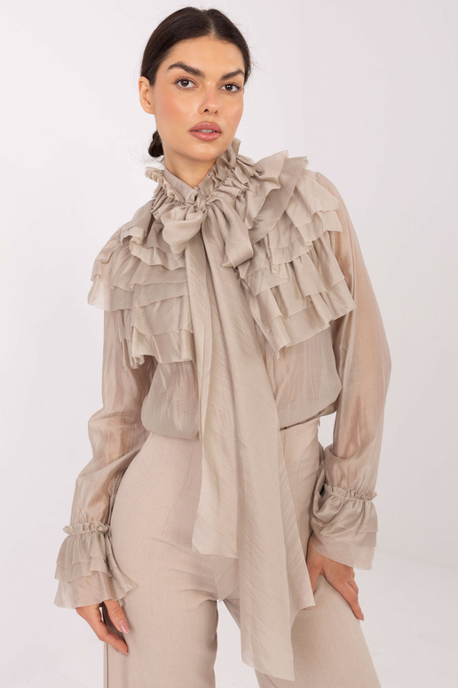 Košile IT světle hnědá