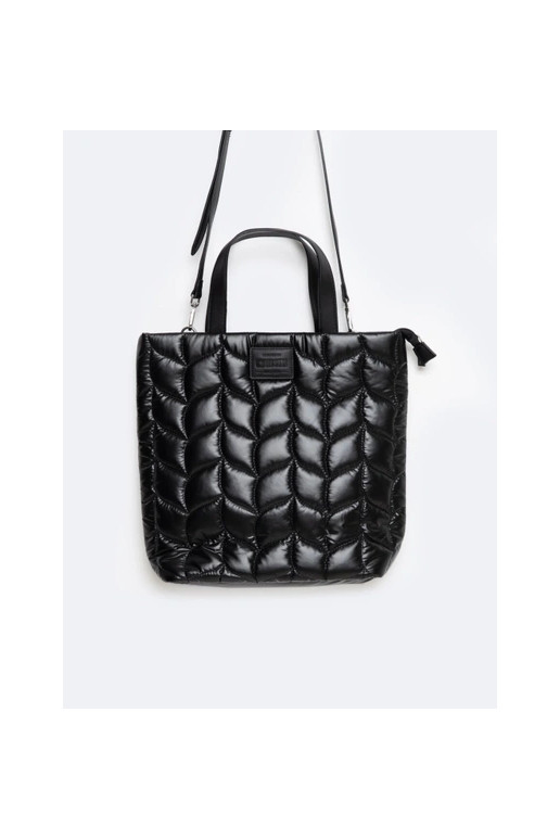 Prošívaná Shopper taška Big Star OO574001 Černá