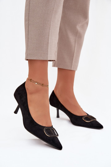 Boty na vysokém podpatku   Detalem Černé Amelora