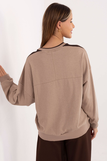 Bunda tmavě pískové barvy