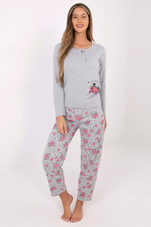 Piżama-DU-PI-FP-006.02-szary