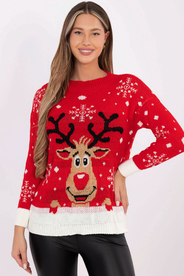 Sweter-MI-SW-0212.89-czerwony 2