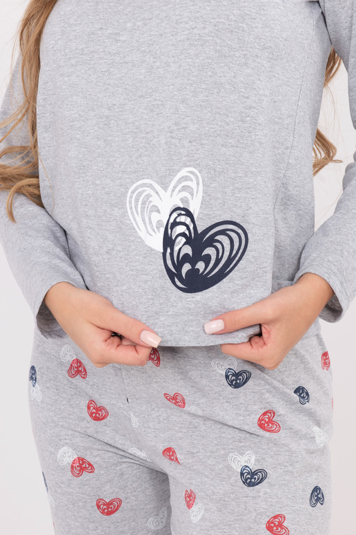 Piżama-DU-PI-FP-009.84-szary