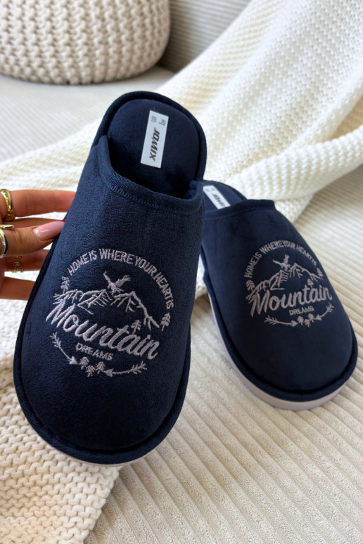  Pantofle tmavě modrá Tiranne