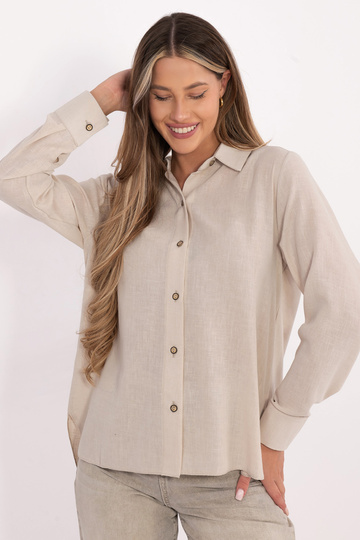 Koszula-LK-KS-510109.70-beżowy