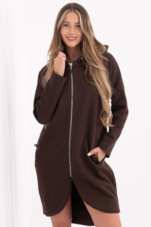 Bluza-RV-BL-4858-1.99P-ciemny brązowy