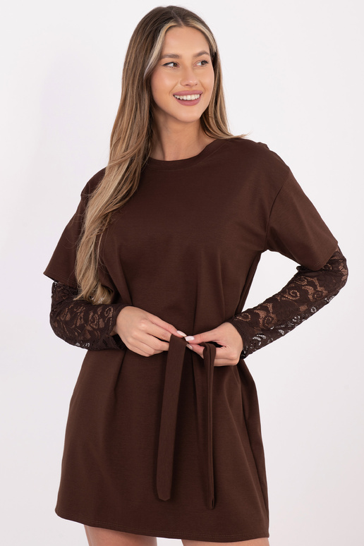 Sukienka-MI-SK-4303.62-brązowy