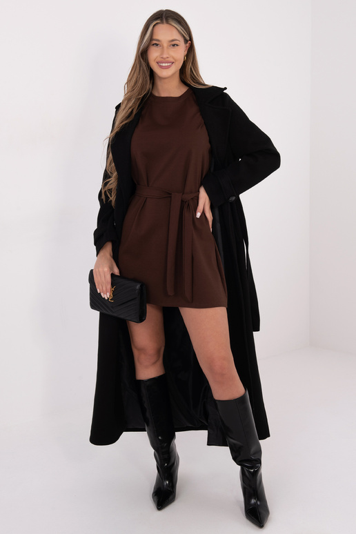 Sukienka-MI-SK-4303.62-brązowy