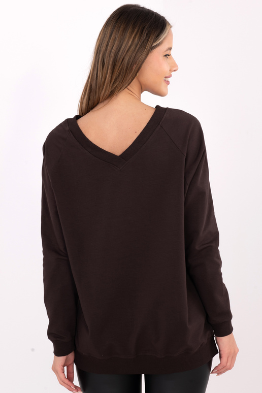 Bluza-RV-BL-5850.11X-ciemny brązowy