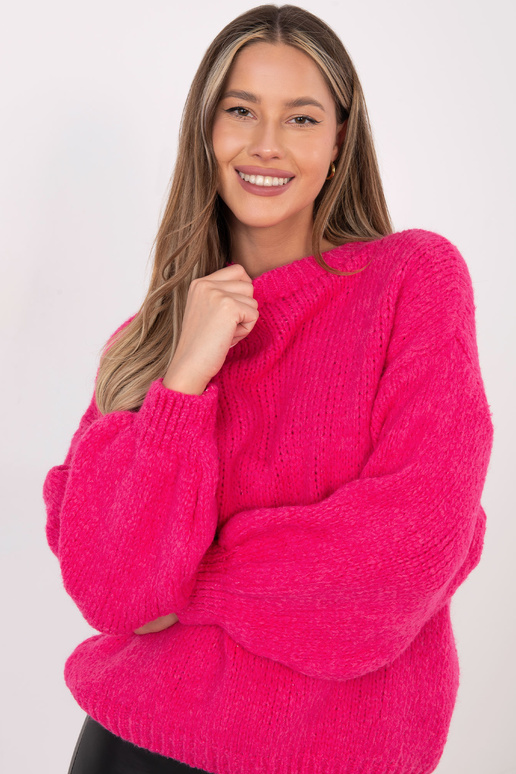 Sweter-MI-SW-1909.68-fuksjowy