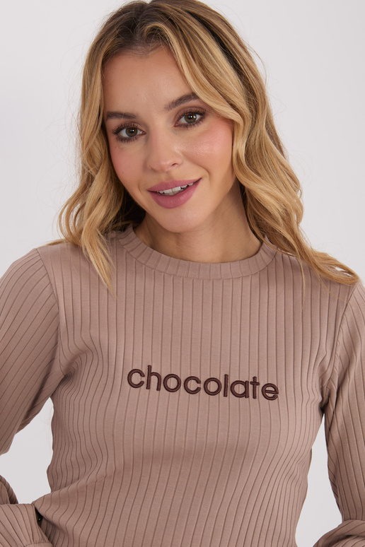 Bluzka-RV-BZ-A1051.96-ciemny bezowy