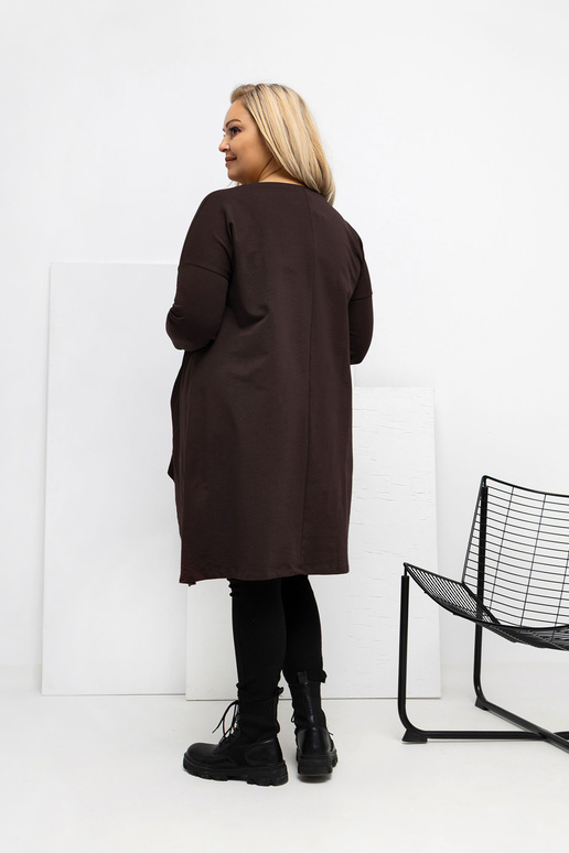 Tunika-RV-TU-5042.09X-ciemny brązowy