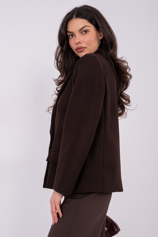 Kurtka-IT-KR-FL9559.02P-ciemny brązowy