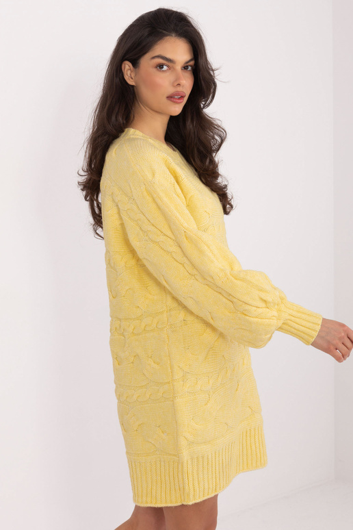 Sweter-AT-SW-2367.76P-jasny żółty