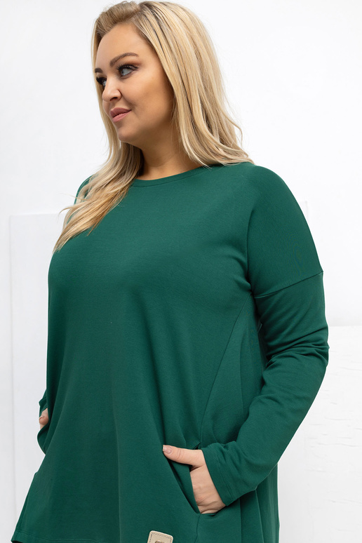 Tunika-RV-TU-5042.09X-ciemny zielony