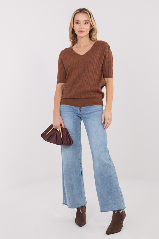 Sweter-PM-SW-B-615.18-jasny brązowy