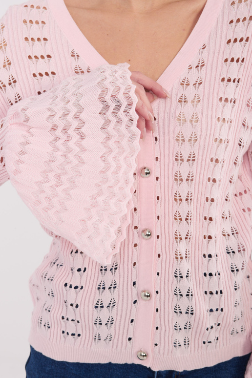 Sweter-PM-SW-SF118.86-jasny różowy