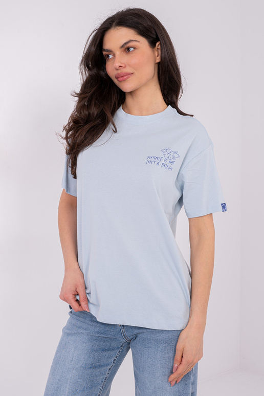T-shirt-D12022M02842A-jasny niebieski