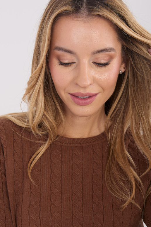 Sweter-PM-SW-B-613.09-jasny brązowy