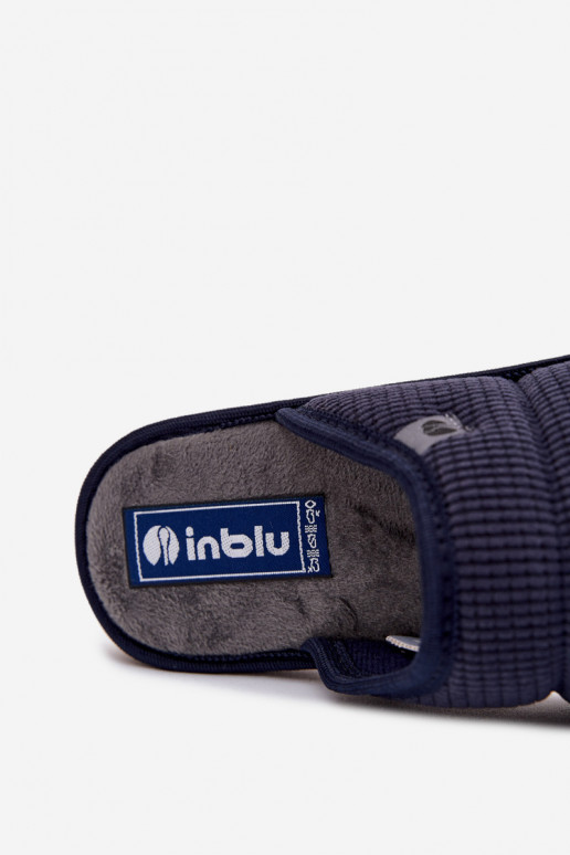 boty domácí Pantofle  Inblu 91000032 tmavě modrá