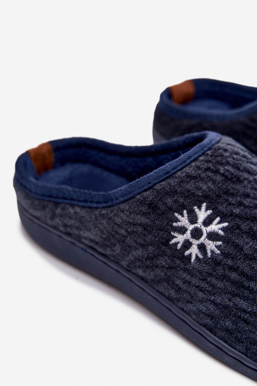 Pantofle  tmavě modrá Darline