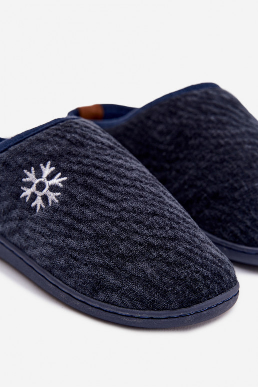 Pantofle  tmavě modrá Darline