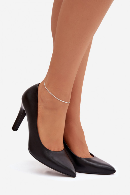 Boty na vysokém podpatku Eko  Sergio Leone 1446 Černé