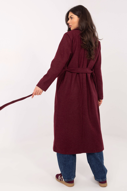 Płaszcz-TW-PL-BI-5312A.85-bordowy
