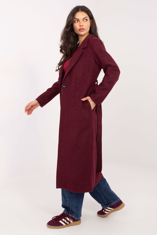 Płaszcz-TW-PL-BI-5312A.85-bordowy