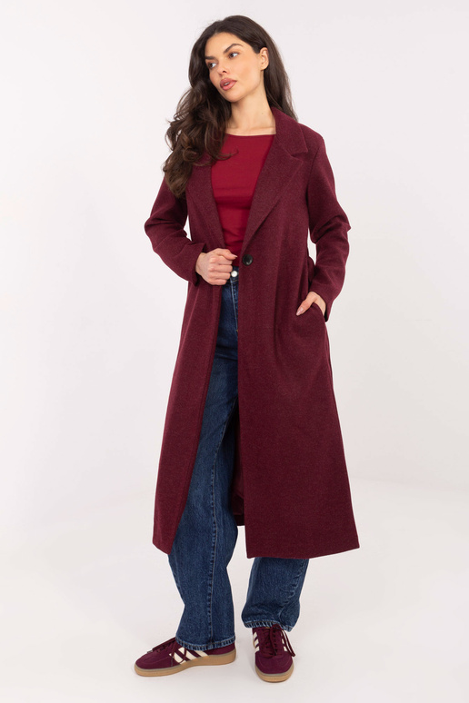 Płaszcz-TW-PL-BI-5312A.85-bordowy