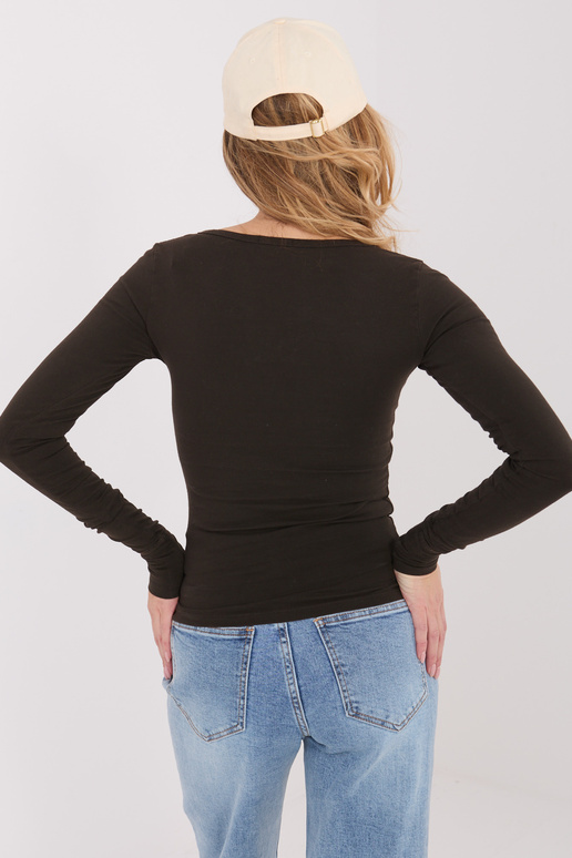 Tmavě hnědá halenka