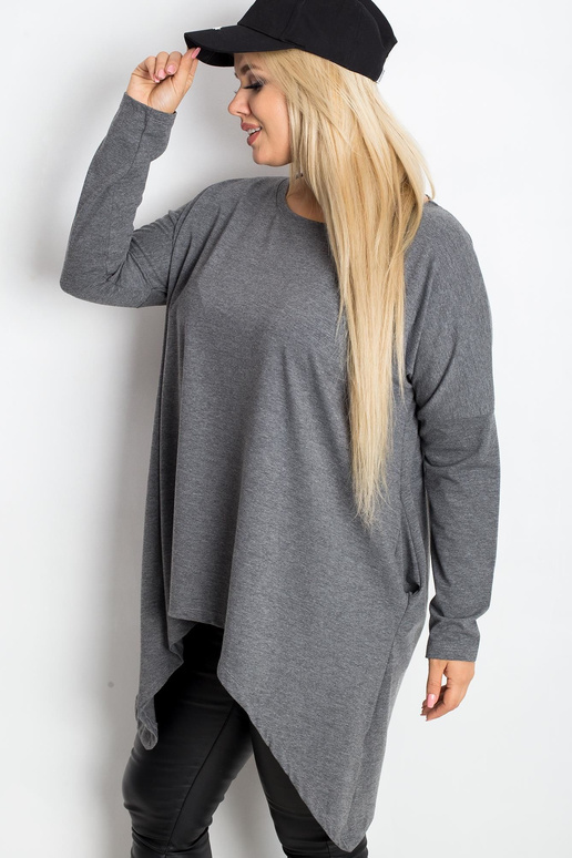 Tmavě šedá halenka