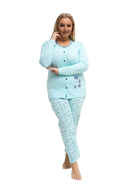 Pyžamo se zelenými odstíny